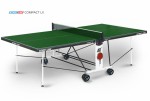 Теннисный стол для помещения Compact LX green усовершенствованная модель стола 6042-3 - магазин СпортДоставка. Спортивные товары интернет магазин в Ревде 